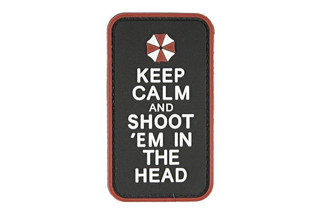 Naszywka 3D - Keep Calm And Shoot [GFC Tactical] (для страйкболу), фото 1