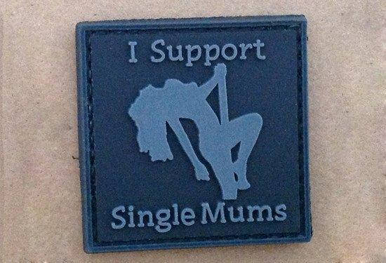 Naszywka 3D - I Support Single Mums [GFC Tactical] (для страйкболу), фото 1