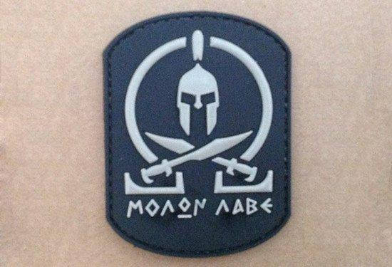 Naszywka 3D - Molon Labe [GFC Tactical] (для страйкболу), фото 1