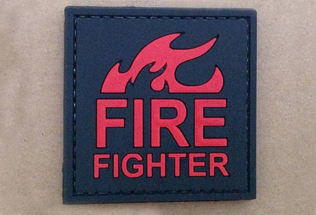 Naszywka 3D – Fire Fighter [GFC Tactical] (для страйкболу), фото 2
