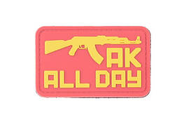 Нашивка 3D - AK ALL DAY [GFC Tactical]