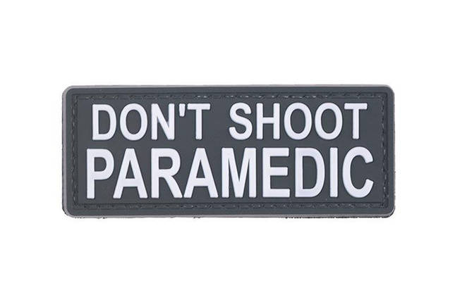 Naszywka 3D - don't SHOOT PARAMEDIC [GFC Tactical] (для страйкболу), фото 1