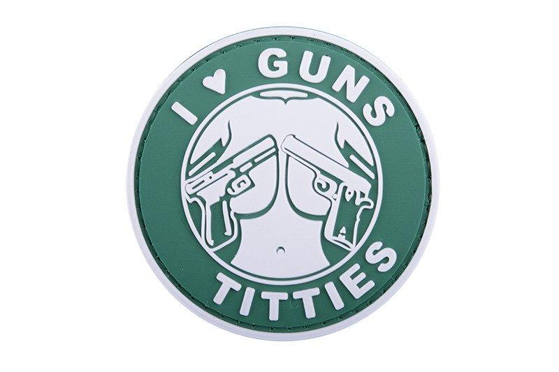 Naszywka 3D - I Love Guns Titties [GFC Tactical] (для страйкболу)