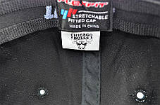 Кепка фулка Flexfit Chicago Bulls 56-58 см чорна (F 0919-145), фото 4