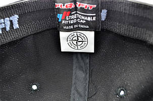 Кепка фулка Flexfit Stone Island 56-58 см чорна (F 0919-146), фото 3