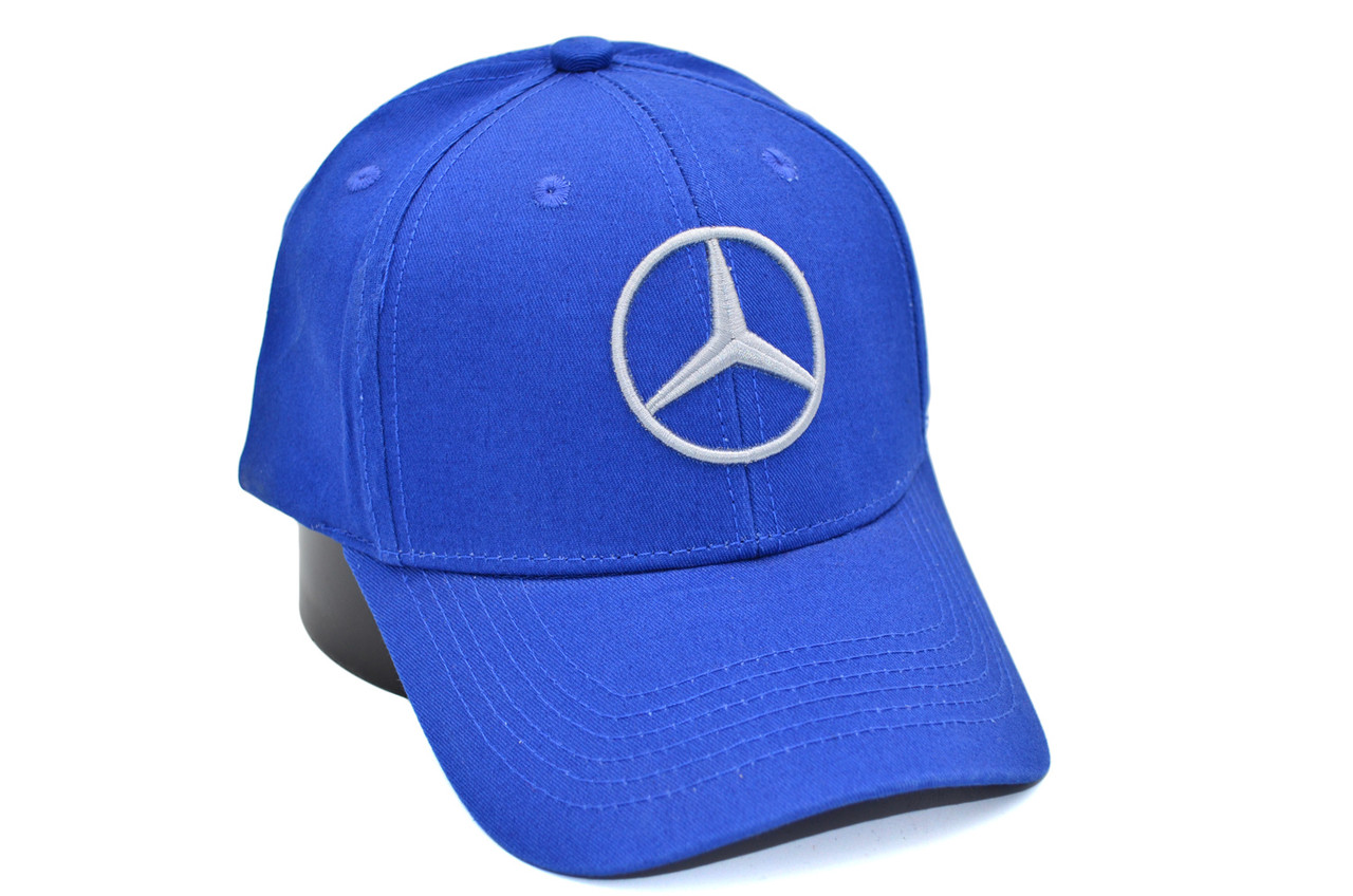 Кепка Sport Line з автомобільним логотипом Mercedes-Benz синя (S 0919-176)
