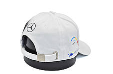 Кепка Sport Line з автомобільним логотипом Mercedes-Benz біла (S 0919-179), фото 4