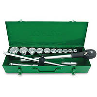 Набір головок із тріскачкою TOPTUL 3/4" 14 од. (6-гр.) GCAD1405 ORG