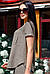 Молодіжна блузка вільного фасону Хейлі хакі, фото 2