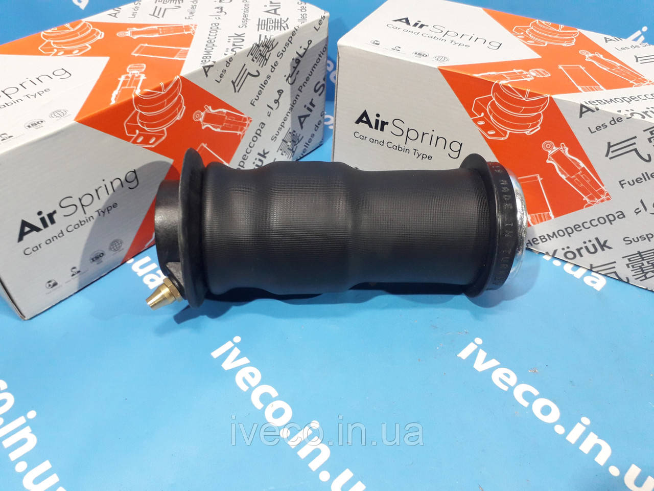 Пневмоподушка амортизатора кабіни IVECO Stralis Івеко Страліс 500357352 500340706 2997844 945156S-RM задня