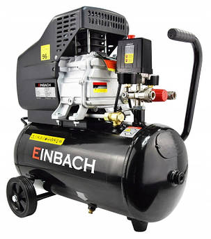 Промисловий масляний компресор 24л EINBACH 24л 1.5кВт  компресор повітряний побутовий 24л масляний