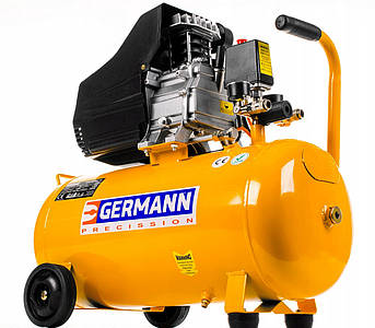 Компресор повітряний масляний GERMANN 50 л 1.5 кВт масляний компресор для фарбування