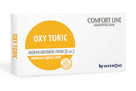 Контактні лінзи Oxy Toric - 1шт, Лінзи контактні Oxy Toric Comfort Line by Interojo, Лінзи Оксі
