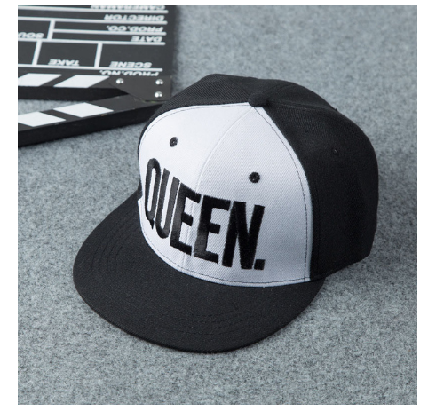 Бейсболка снепбек Crown Jeans модель White&Black QUEEN snapback
