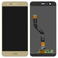 Дисплей для Huawei P10 Lite (WAS-L21, WAS-LX1, WAS-LX1A), модуль в сборе (экран и сенсор), оригинал Золотистый