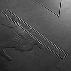 А8 Душовий канал MAGdrain JCY300Q5-B матовий під плитку 80х300 мм з сухим магнітним сифоном Н-60, фото 2