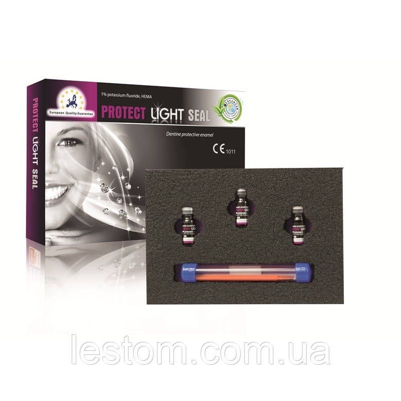 PROTECT LIGHT SEAL mini ( Протект Лайт Сіл - фторирующий лак ) Cerkamed, 3х1 мл мл