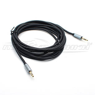 Аудіокабель AUX 3.5 mm jack (преміум якість), 1,8 м, фото 2