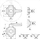 453055А55 Кран 5-ти позиційний 1"1/4, фото 4