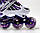 Дитячі розсувні ролики розмір 29-33 Power Champs Фіолетовий, фото 3