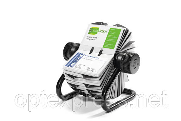 Візитниця настільна обертається VISIFIX® DURABLE 2481 01черная, фото 1