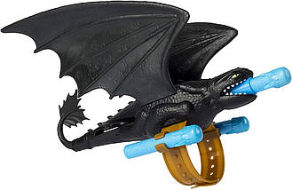 Фігурка браслет пускач дракон Беззубик Як приручити дракона DreamWorks Dragons Toothless Wrist Launcher, фото 2