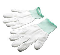 Перчатки антистатические AIDA с полиуретановой поверхностью на пальцах (комплект 2 шт)