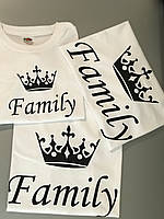 Футболки в стилі Family look для мами, тата та дитини Family