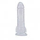 Фалоїмітатор 7,7Inch Dildo-Clear, 19,5х4,5 см., фото 4