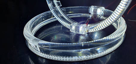 80 мм, кільце підсвітки "кристал", білий 2 шт., фото 4