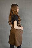 Фартух короткий коричневий офіціанта, фото 4