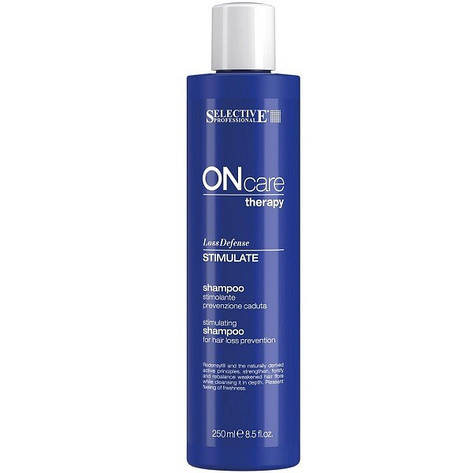 Стимулювальний шампунь, що запобігає випаданню волосся Selective On Care Therapy Stimulate Shampoo 250 мл, фото 1