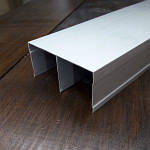 Напрямна рейка для шафи купе, комплект / роздріб СРІБЛО