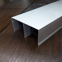 Напрямна рейка для шафи купе, комплект / роздріб СРІБЛО