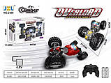 Машинка-перевертень на радіокеруванні Hyper Tunble Overlord 2488 світна, фото 2