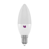Лампа ELM Led свічка 7W PA10L E14 4000 (18-0110)