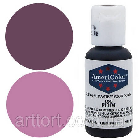Барвник AmeriColor Plum, Слива 21 г