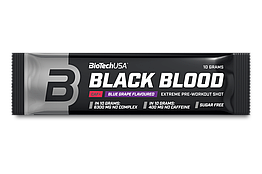 Предтренік BioTech Black Blood Caf + (10 г) біотеч блек блад blue grape