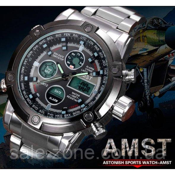 Чоловічий наручний годинник AMST Mountain Steel