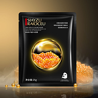 Маска для лица Siayzu Raioceu 24 K Gold c красной икрой и частичками золота 25 g