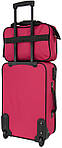 Комплект валіза і сумка Bonro Best маленький вишневий (10080500), фото 2