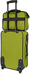 Комплект валіза і сумка Bonro Best середній зелений (10080601), фото 2