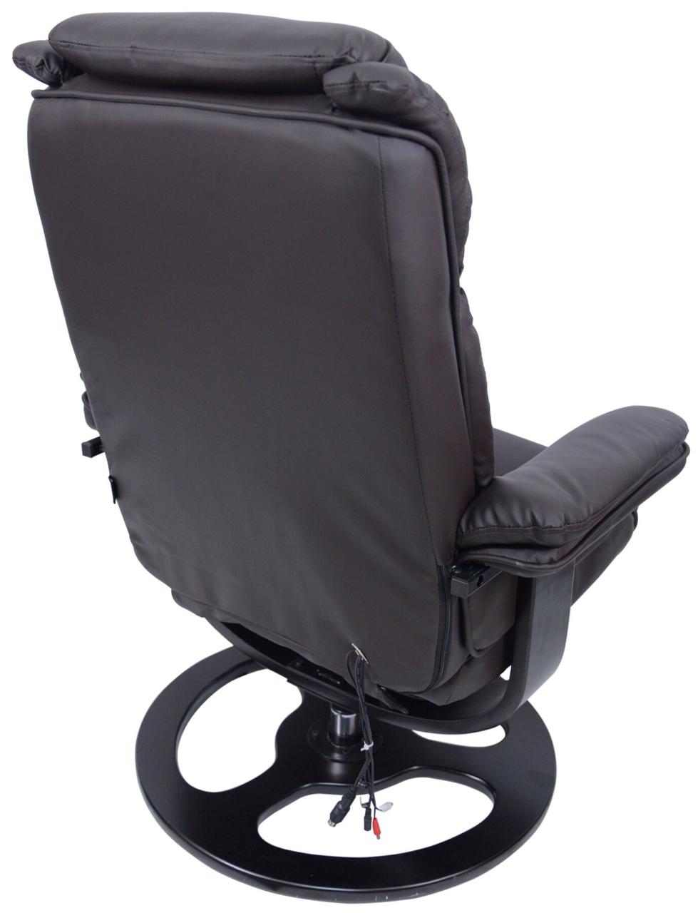 Крісло з масажем Bonro 5099 Brown (45000002) - фото 4 - id-p1175112479