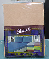 Махрове простирадло на гумці з наволочками Polents 180х200+30 см (91533)