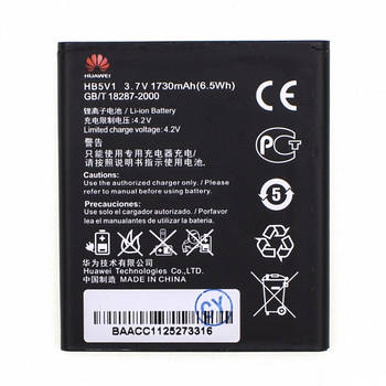 Аккумулятор (АКБ батарея) Huawei HB5V1, 1730mAh Y300 U8833/ Y500/ Y511-U30/ T8833/ G350