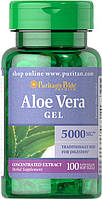 Aloe Vera Gel 25 mg Puritan's Pride, 100 капсул