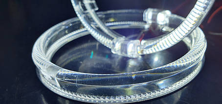 80 мм, кольцо подсветки "кристалл", белый 2шт., фото 3