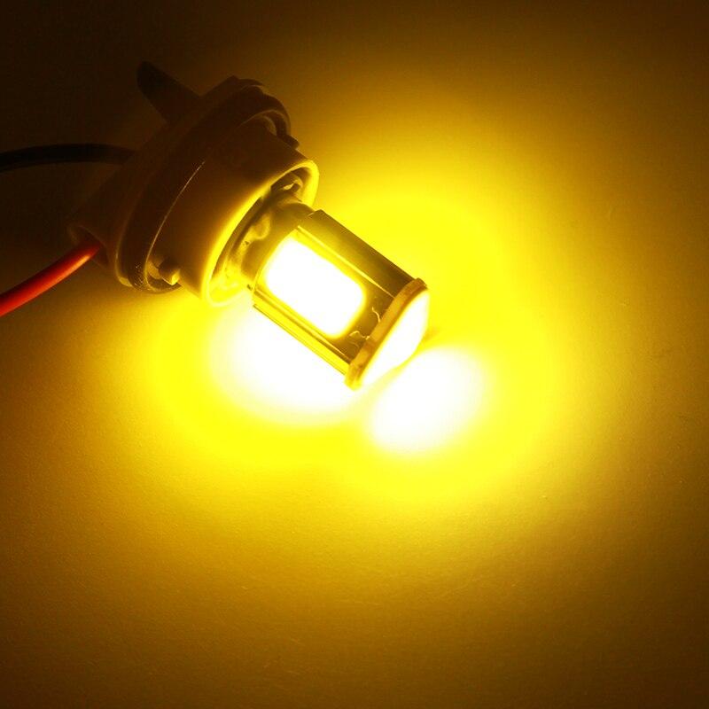 Желтая BA15S, P21W, 1156, LED Лампа Автомобильная Светодиодная ...