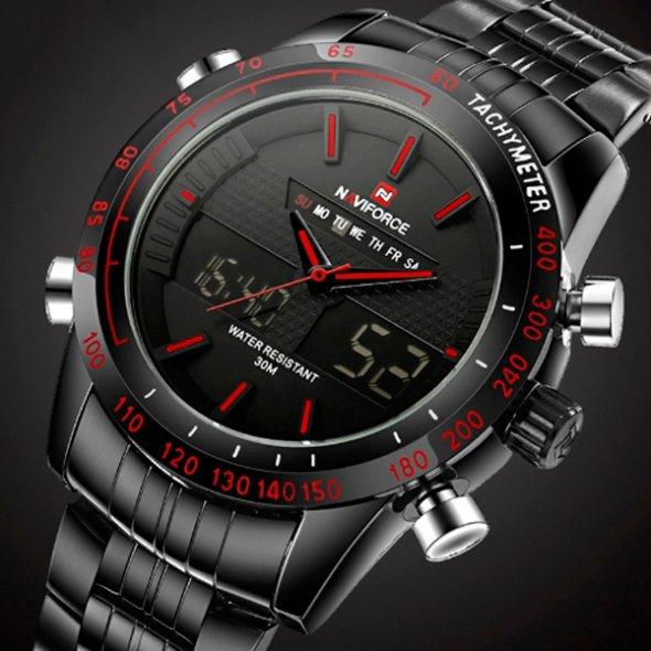 Чоловічий наручний годинник Naviforce Army NF9024