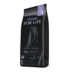 Fitmin dog For Life Light & Senior / полегшений комплексний корм для дорослих собак з надмірною вагою та